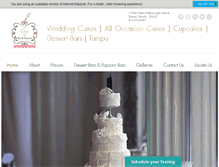 Tablet Screenshot of cakestampa.com